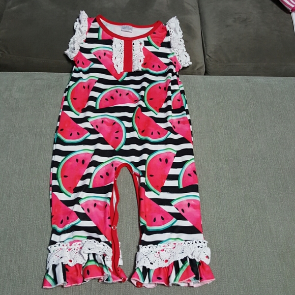 watermelon jumpsuit